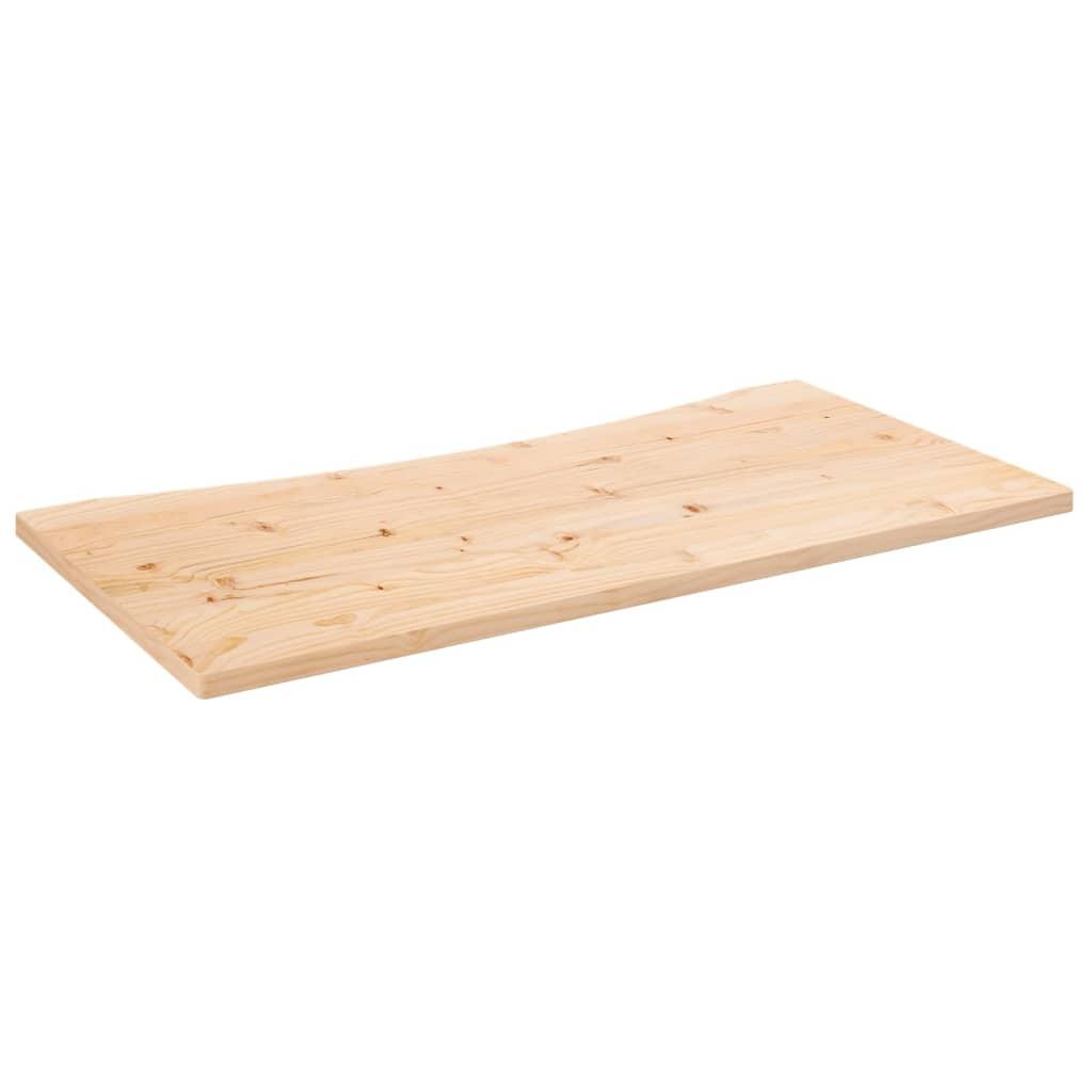 vidaXL Skrivbordsskiva 110x60x2,5 cm massiv furu