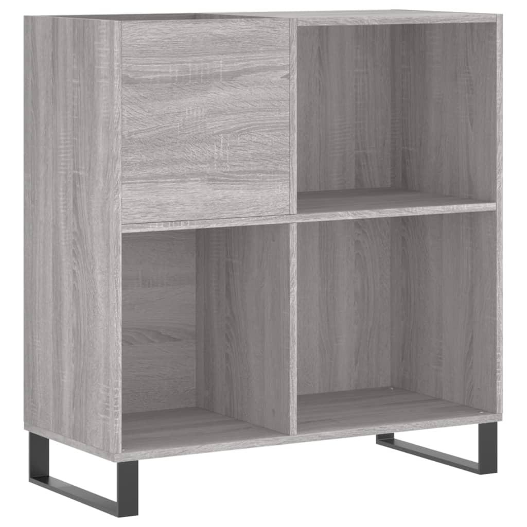 vidaXL Stereobänk grå sonoma 84,5x38x89 cm konstruerat trä