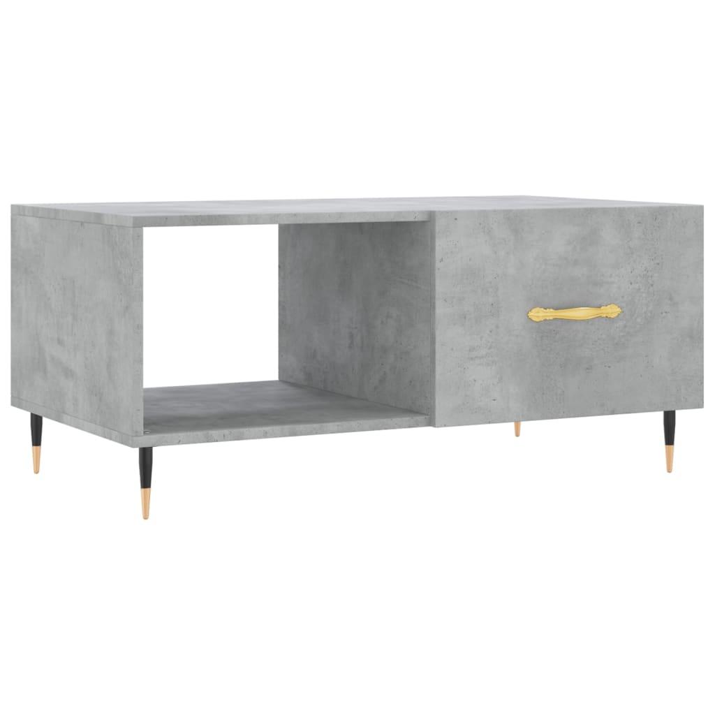 vidaXL Soffbord betonggrå 90x50x40 cm konstruerat trä