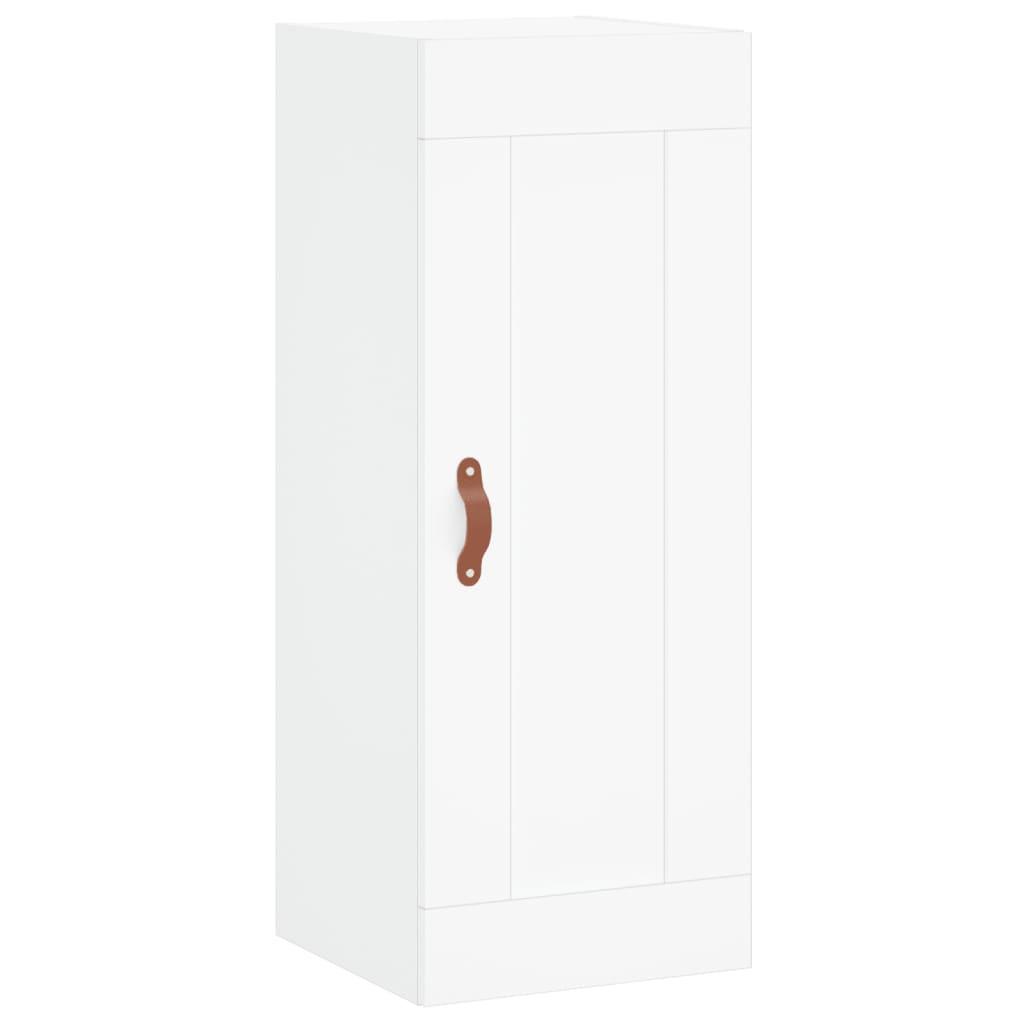 vidaXL Väggskåp vit 34,5x34x90 cm konstruerat trä