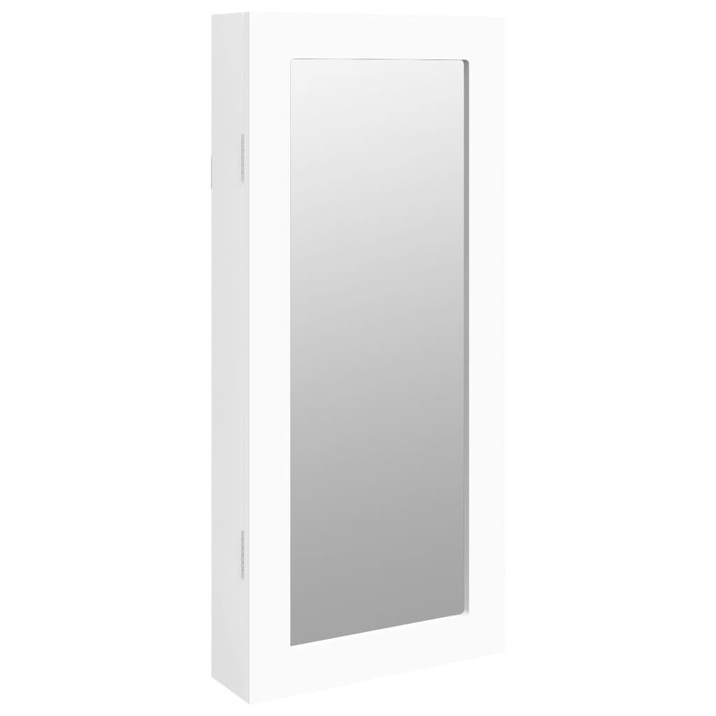 vidaXL Spegelskåp vit fristående 30x8,5x67 cm