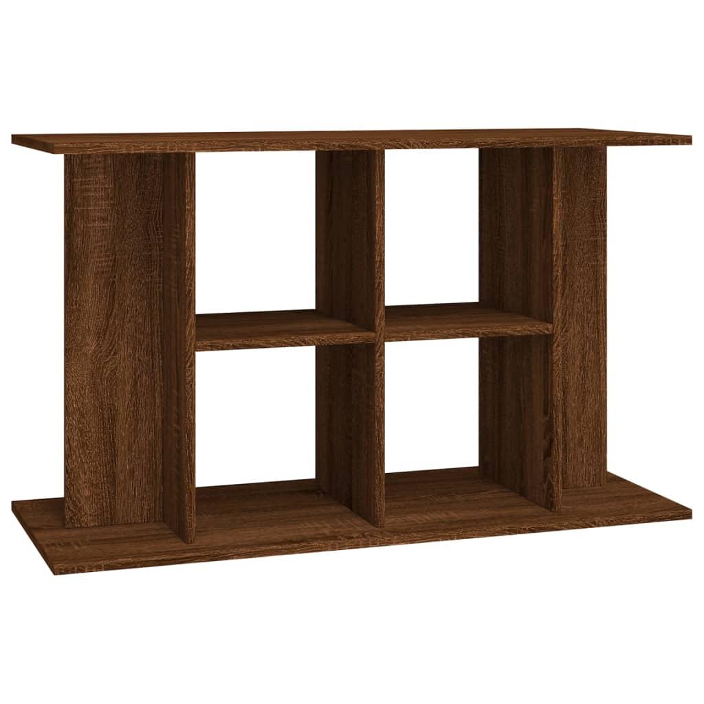 vidaXL Akvariebänk brun ek 100x40x60 cm konstruerat trä