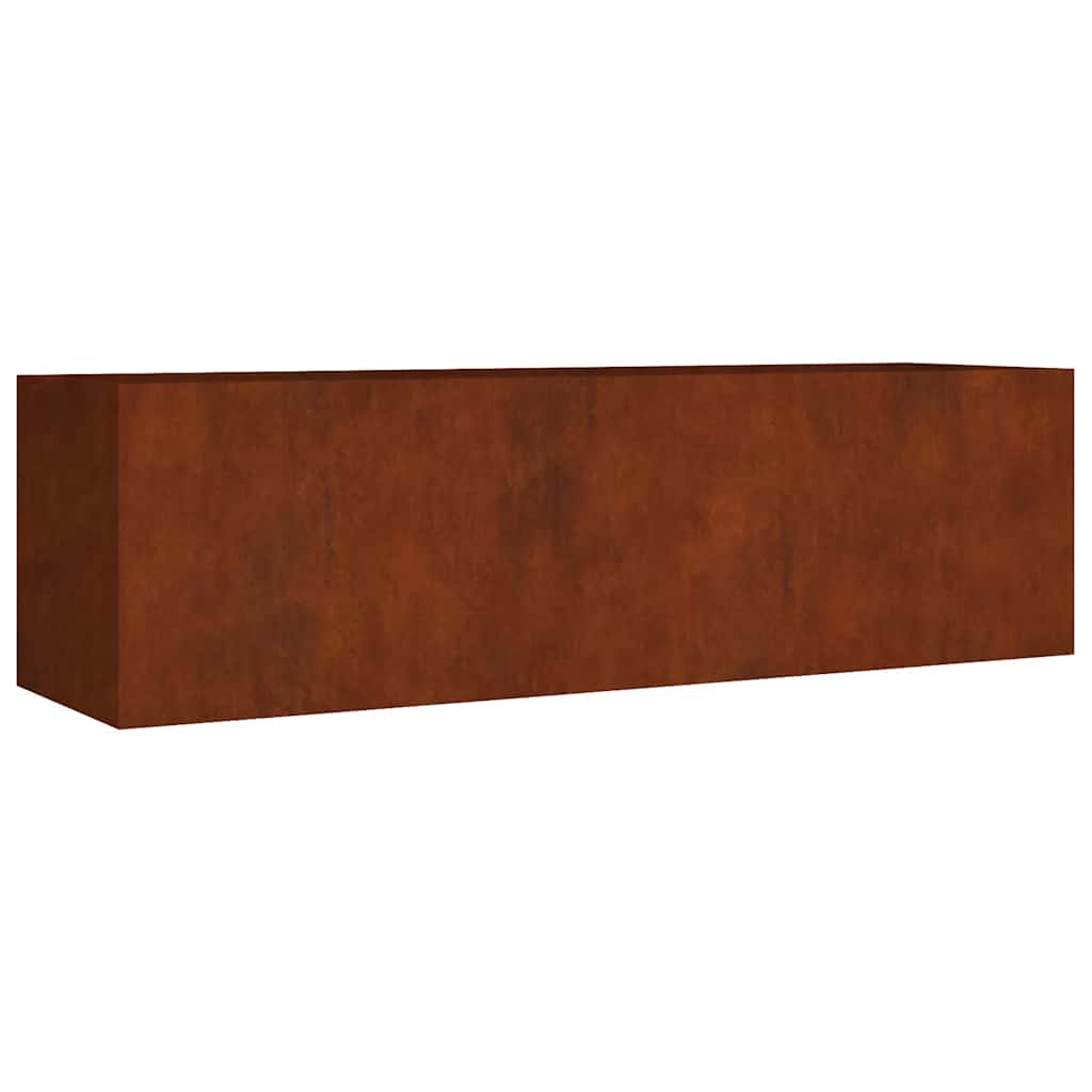 vidaXL Odlingslåda 280x80x80 cm rosttrögt stål