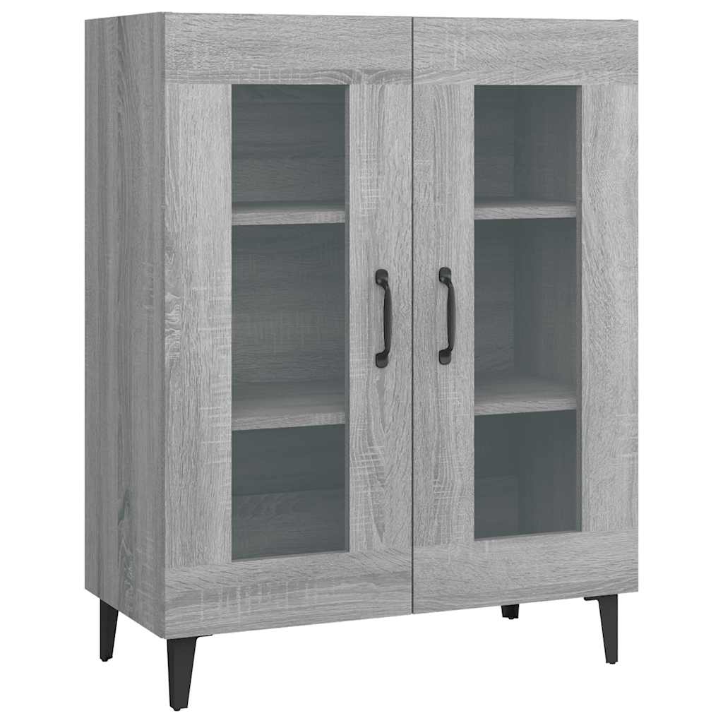 vidaXL Skåp svart 69,5x34x90 cm konstruerat trä