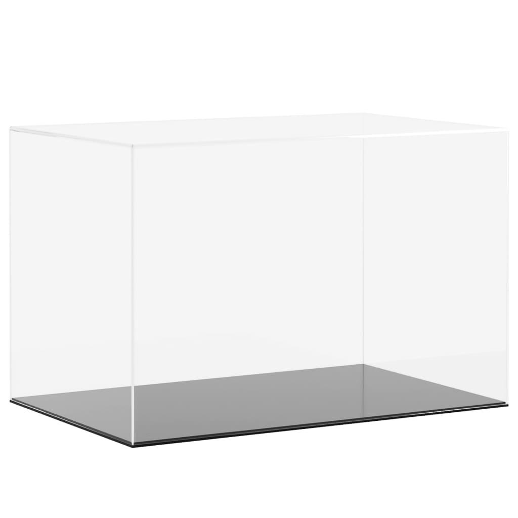 vidaXL Akryllåda transparent 56x36x37 cm