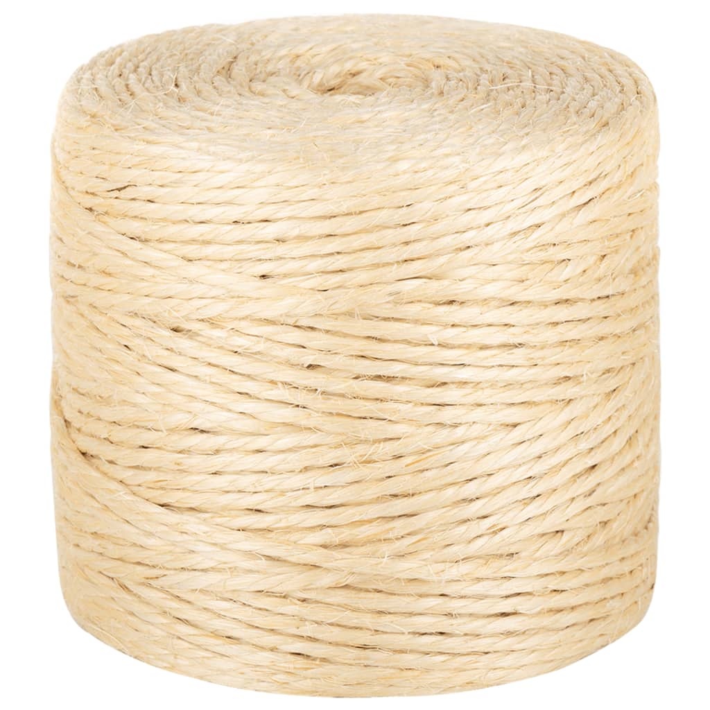 vidaXL Rep 100% sisal 4 mm 500 m