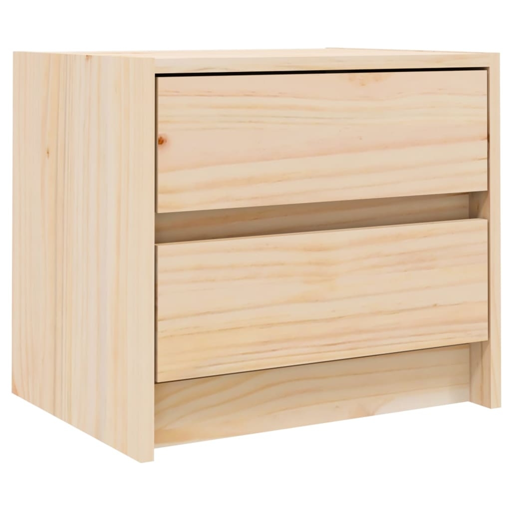 vidaXL Sängbord 40x31x35,5 cm massiv furu