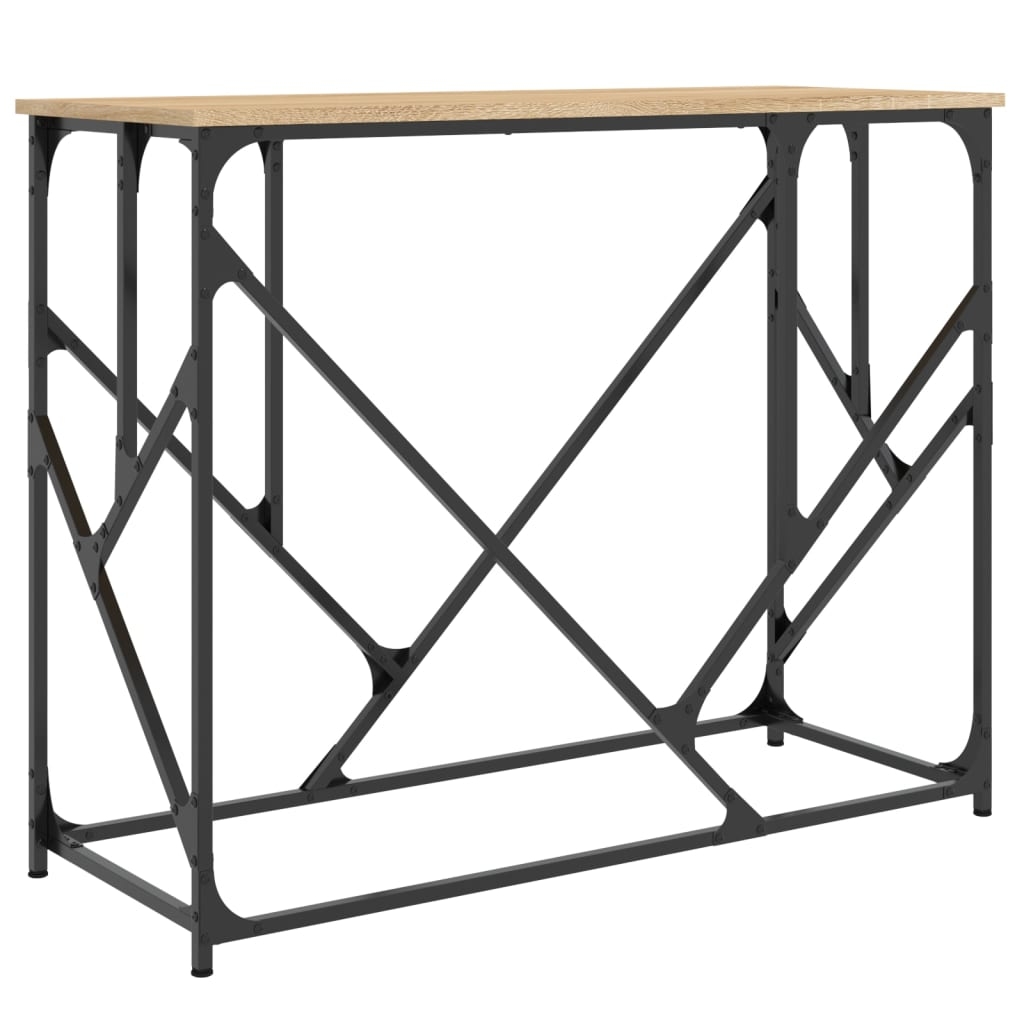 vidaXL Avlastningsbord sonoma ek 100x40x80 cm konstruerat trä