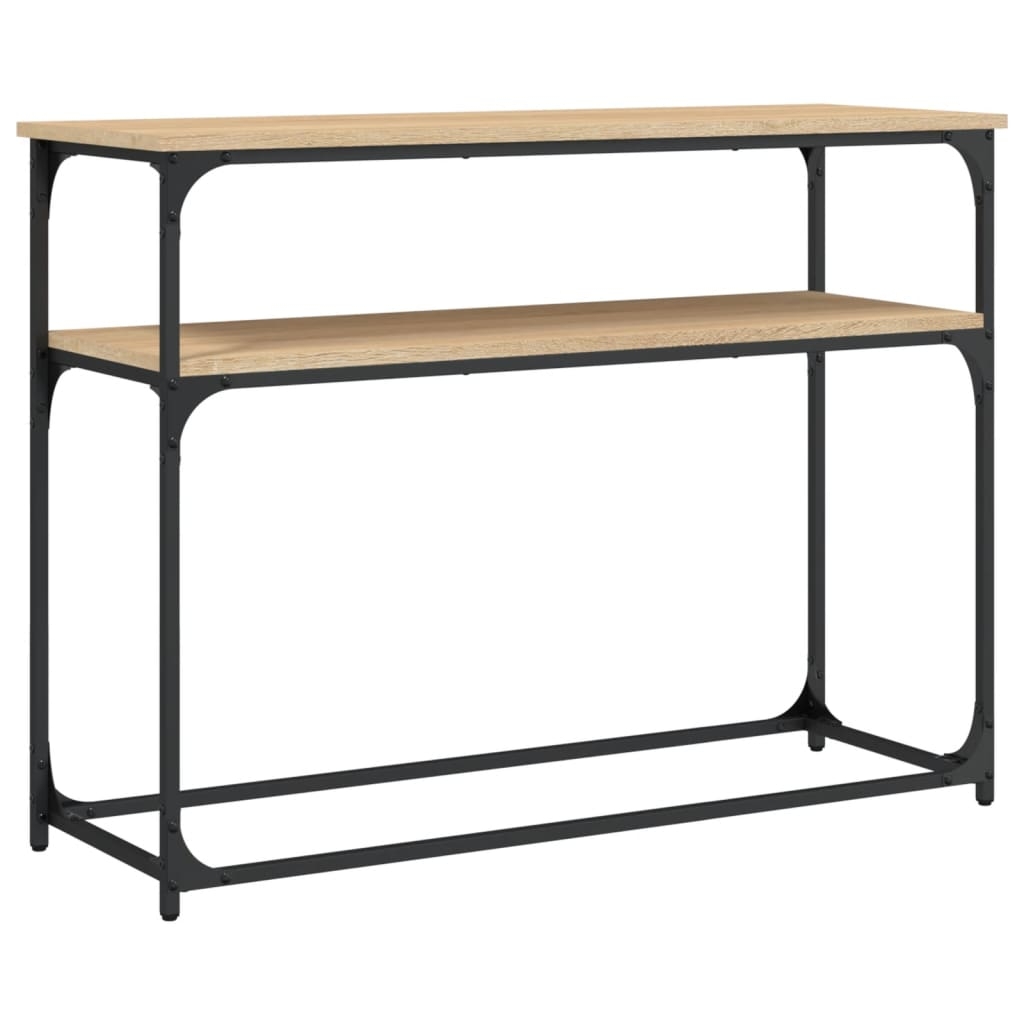 vidaXL Avlastningsbord sonoma-ek 100x35,5x75 cm konstruerat trä