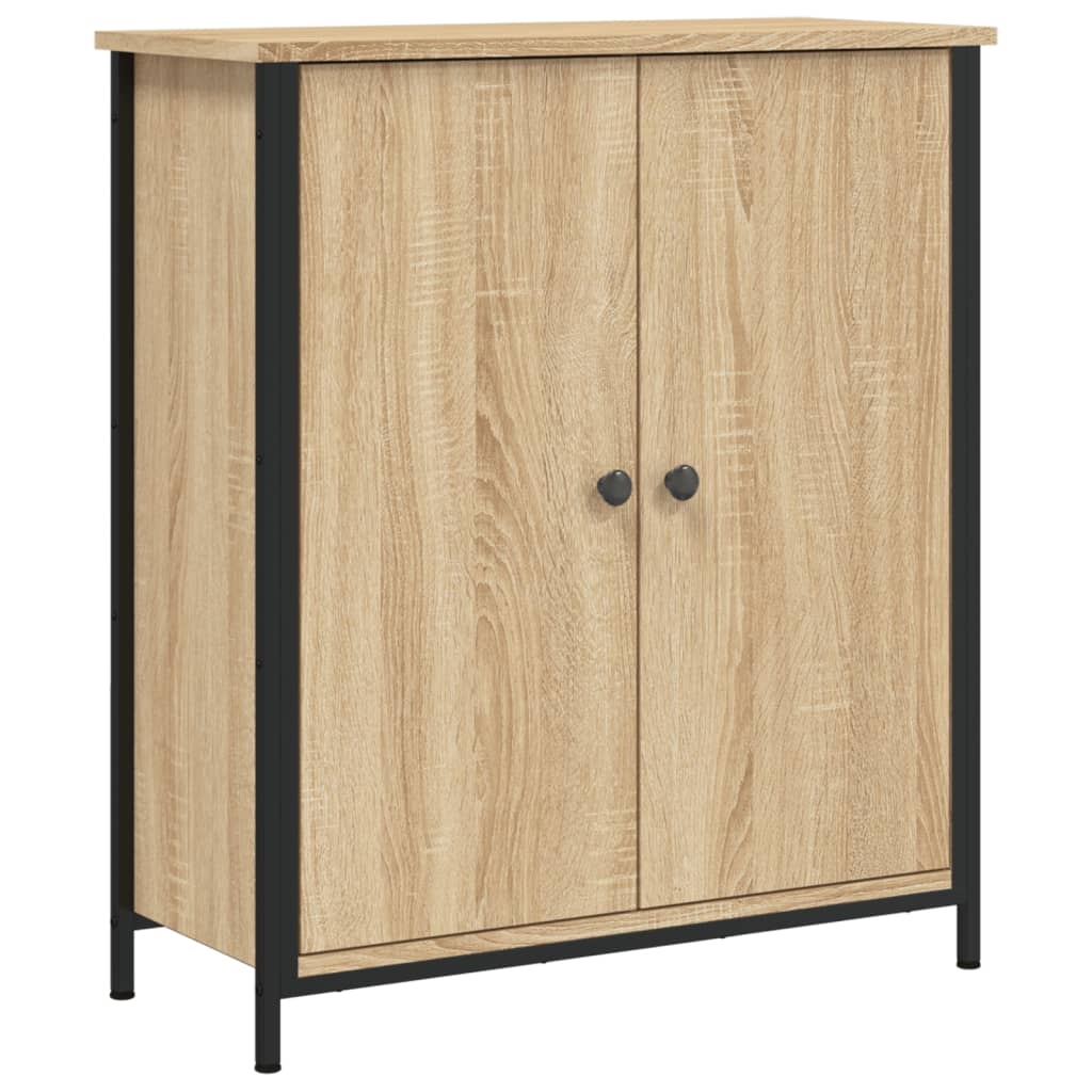 vidaXL Skänk sonoma-ek 70x30x80 cm konstruerat trä