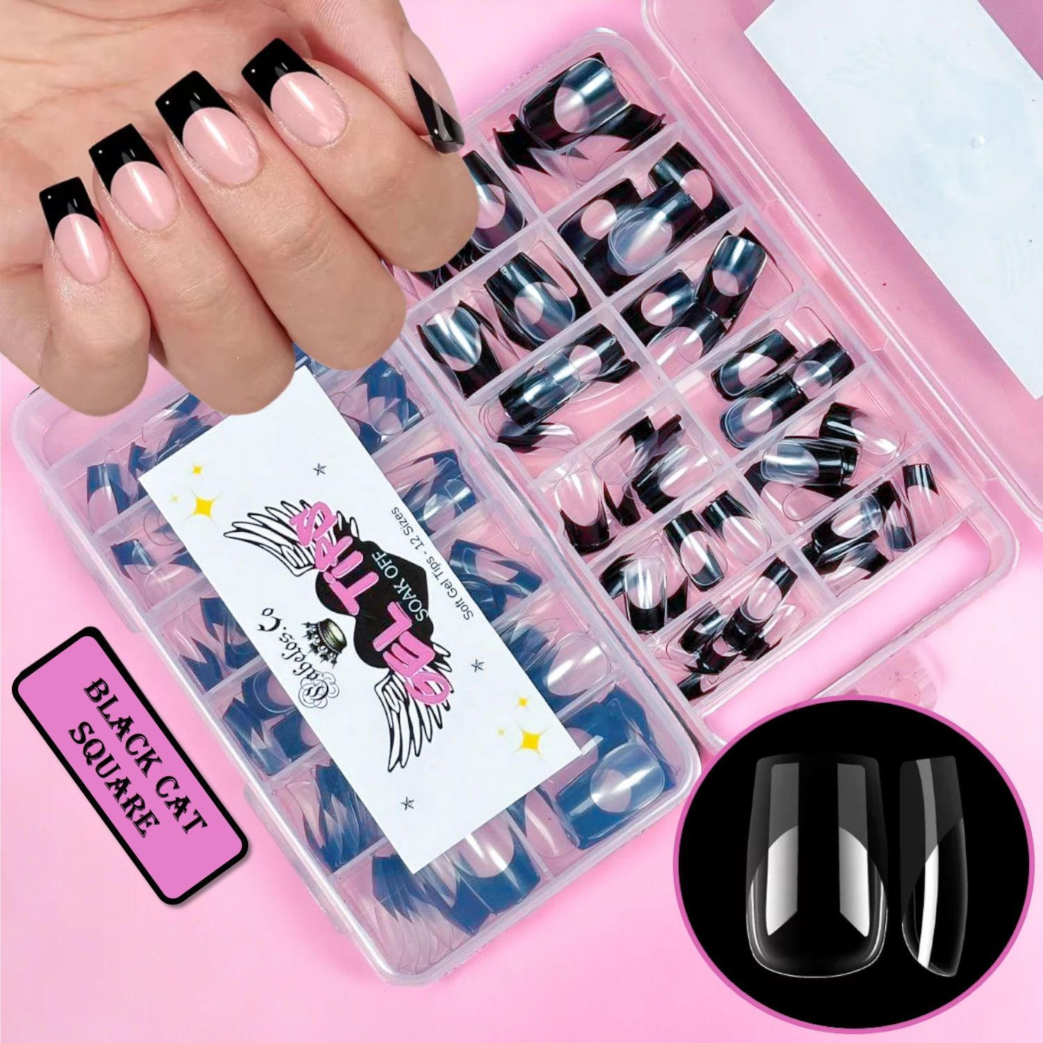 French Tip - Press-On Gel Nails