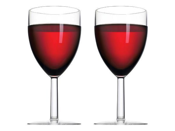 Vinglas 300ml 2-pack Klar plast Rosti Mepal