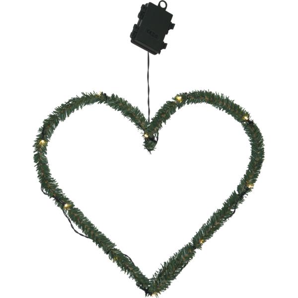 Hjärta Krans / Julbelysning 38cm