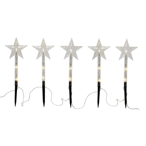Utomhusbelysning Wandy 5 st LED