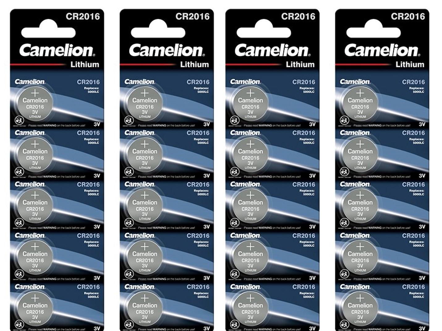 CR2016 20-pack Litium Batteri Knappcell
