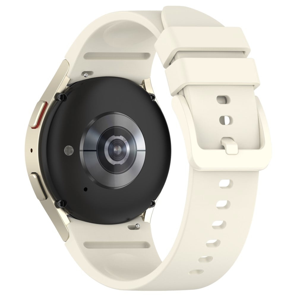 20 mm Samsung Galaxy Watch 6 / 6 Classic / 4 / 4 Classic silikonrem - Beige