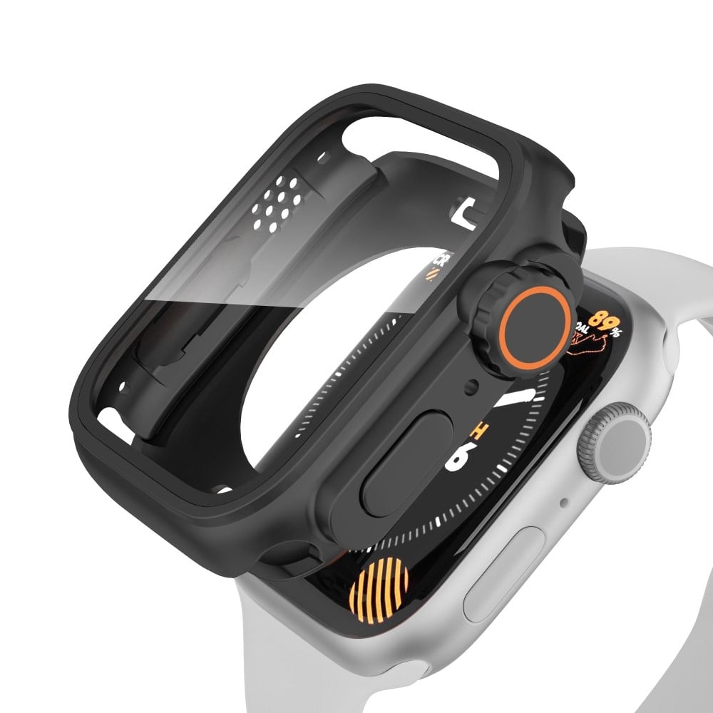 Waterproof Full Cover for Apple Watch Series 9/8/7 45mm - Black