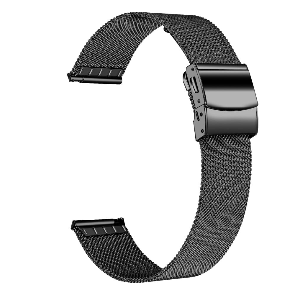 Garmin vivoactive 5 / GarminActive 5 Justerbart Milanese-band 20 mm klockarmband i rostfritt stål - Svart