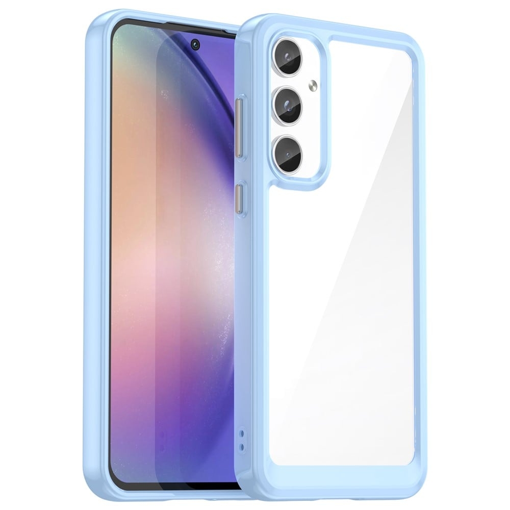 Samsung Galaxy A55 smart telefonskal i akryl - Blå
