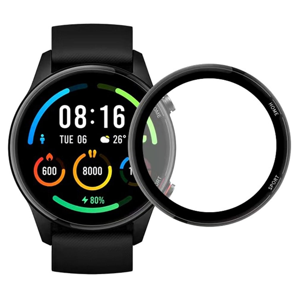 1-pk Xiaomi Mi Watch Color Sports skjermbeskytter 3D buet myk ripebestandig skjermfilm