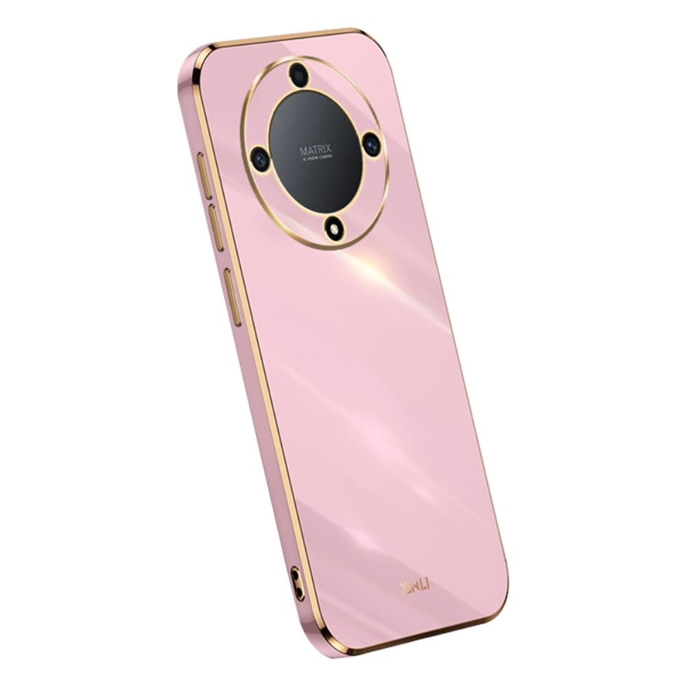 XINLI för Honor Magic5 Lite 5G / X9a 5G Galvanisering TPU Telefonfodral Skyddande telefonskydd - Lila