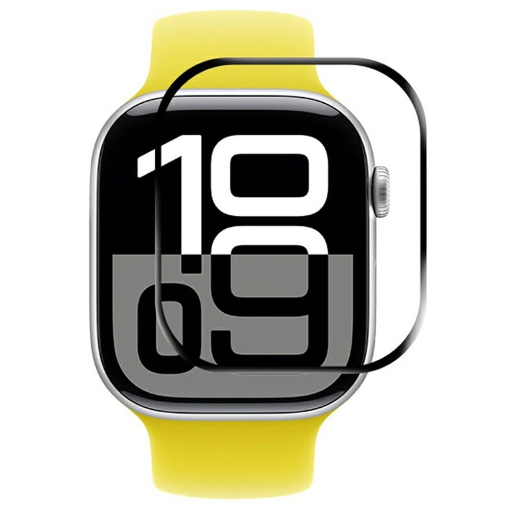 RURIHAI Apple Watch Series 10 42mm Böjligt skärmskydd 3D Full Glue Watch skärmfilm