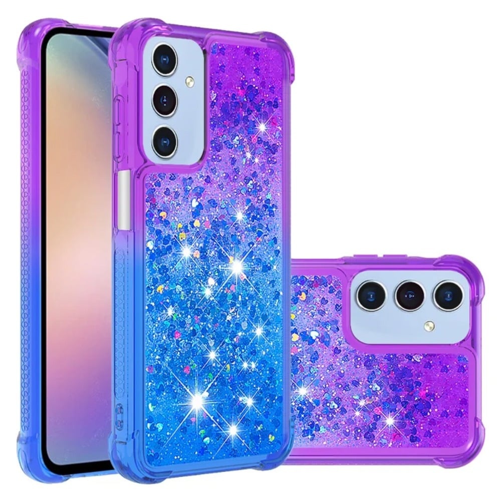 Princess Samsung Galaxy A16 skal - Lila + Himmelsblå
