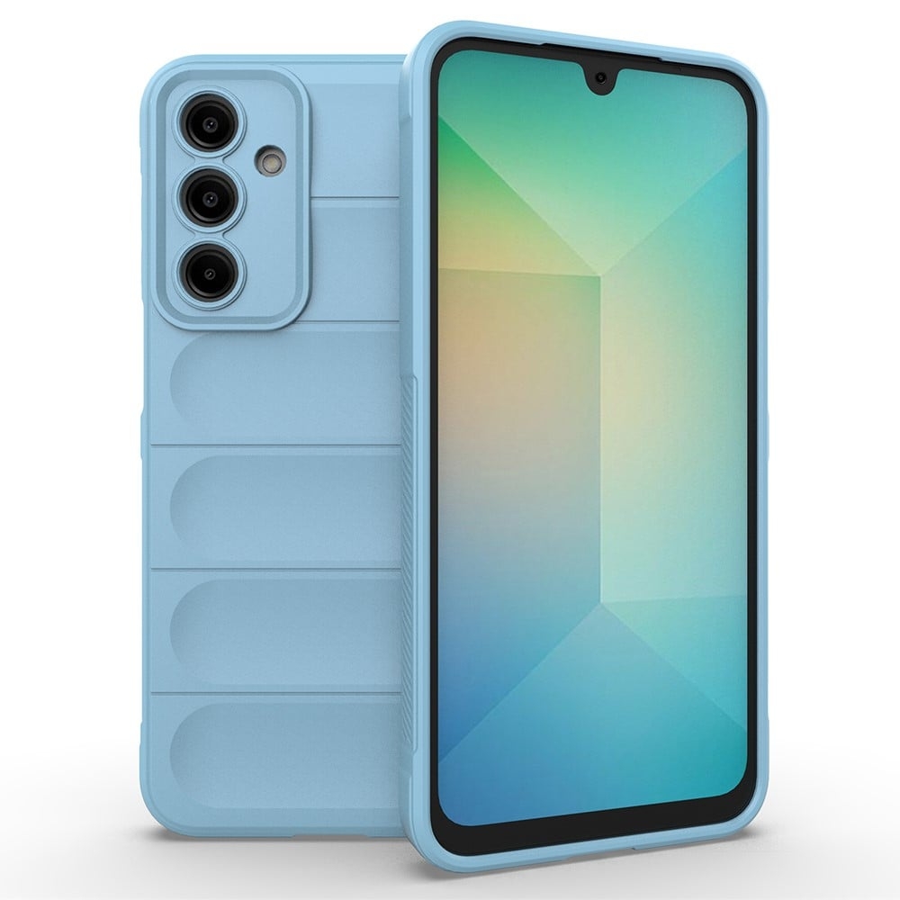 Mjukt greppformat Samsung Galaxy A56 skal - Baby Blå