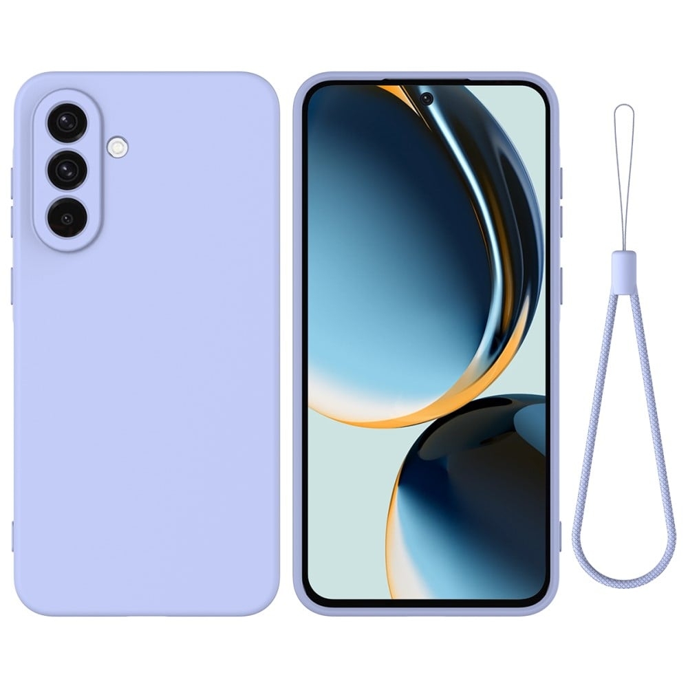 Matt Samsung Galaxy A56 skal av flytande silikon - Lila