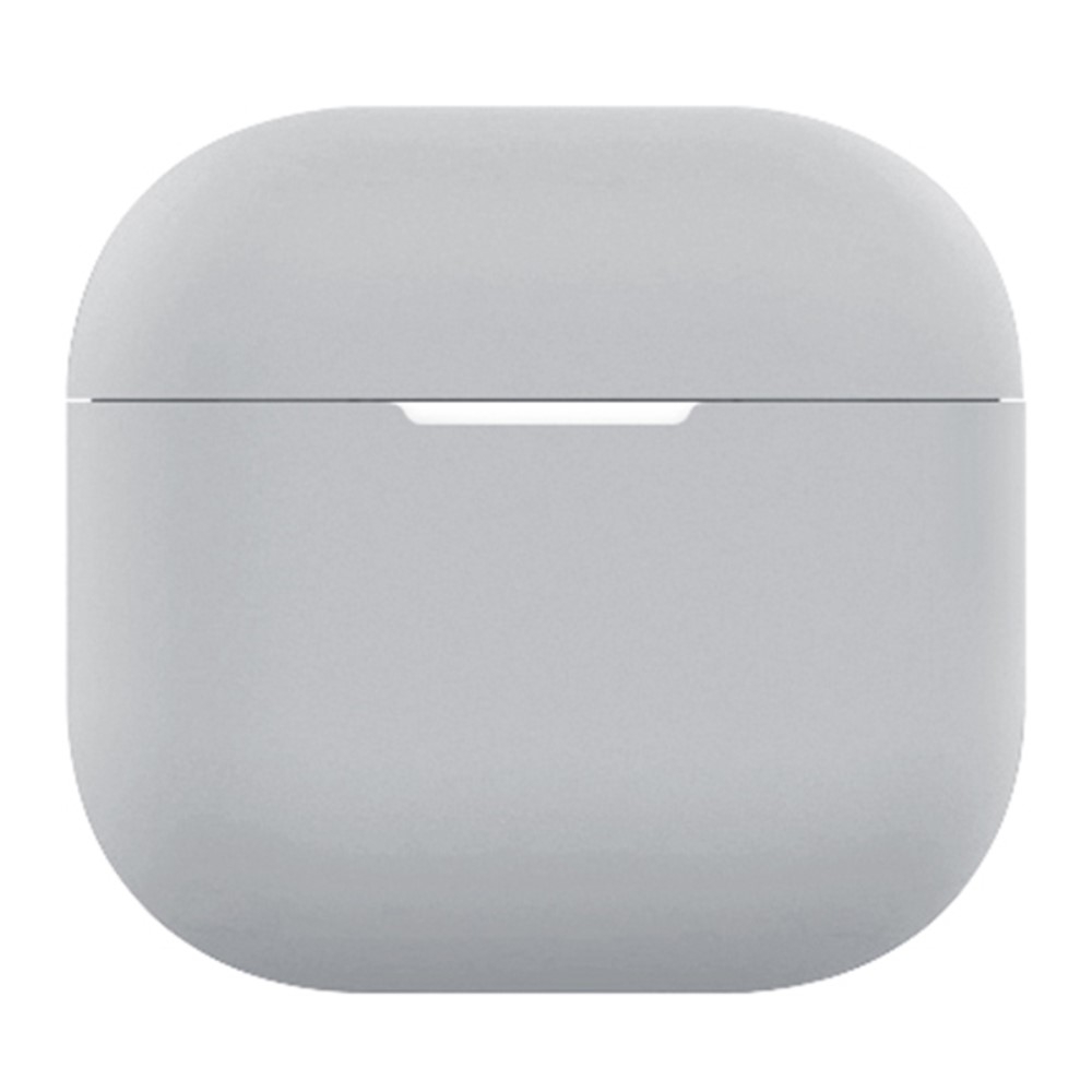 AirPods 4 Silikonfodral Bluetooth hörlurar Anti-rep Skyddshölje - Ljusgrå