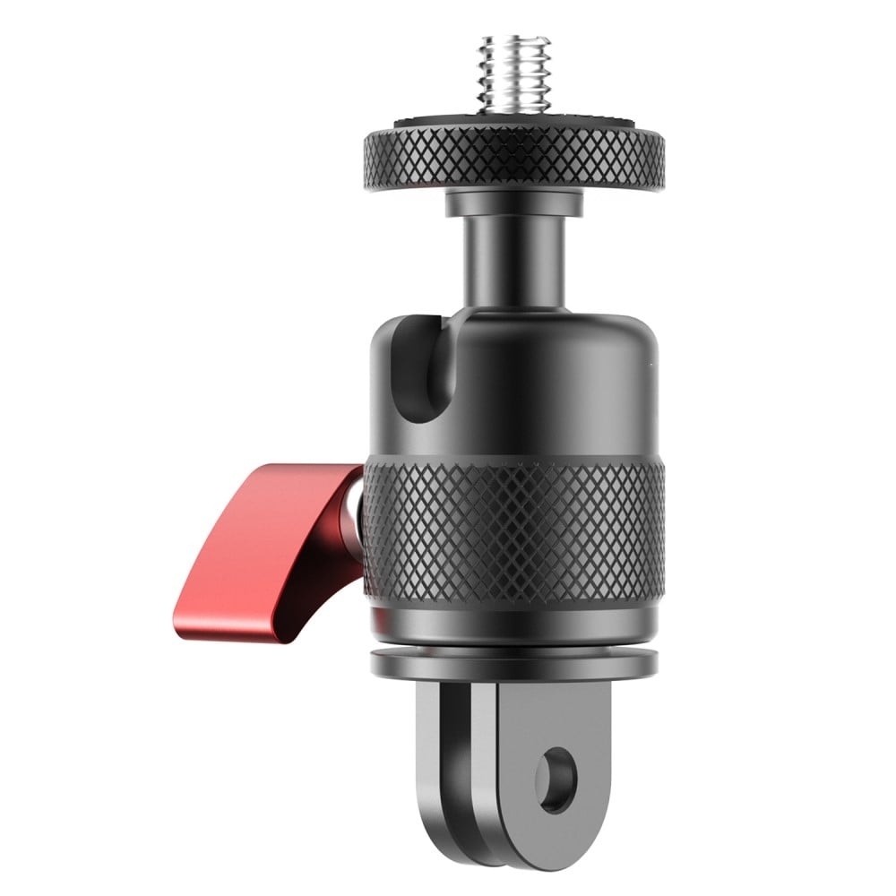 AL36 GoPro Hero 13 / Hero 12 / Insta360 X4 360 graders roterande kamerafästadapter i aluminiumlegering