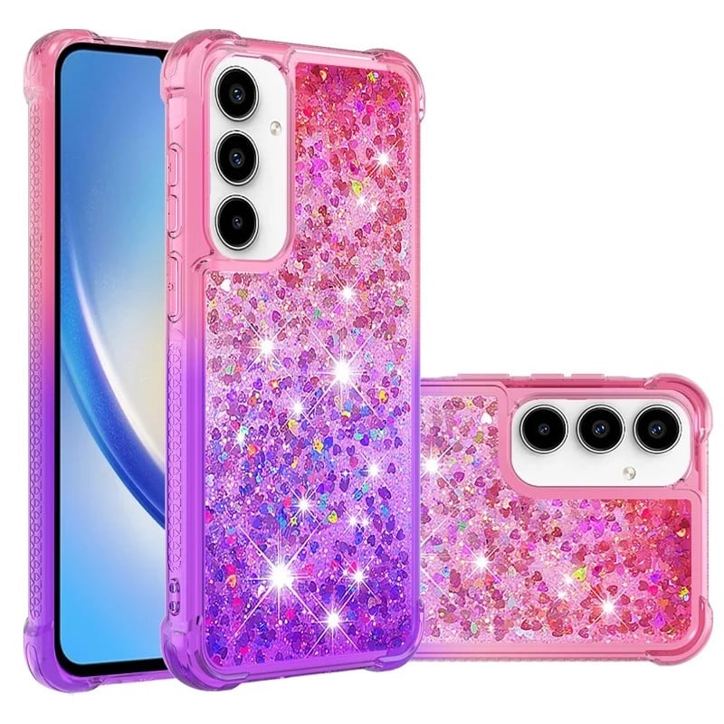 Princess Samsung Galaxy A56 skal - Rosa + Lila