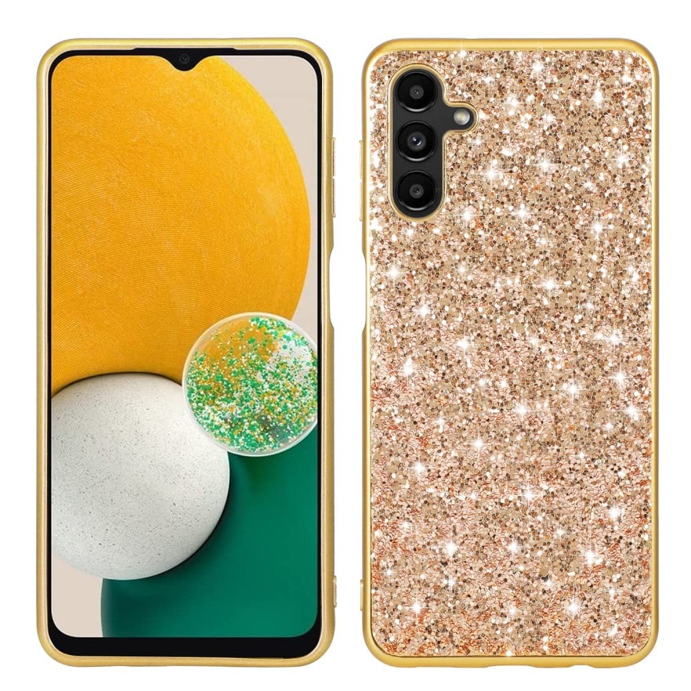 Glitter Samsung Galaxy A36 skal - Guld