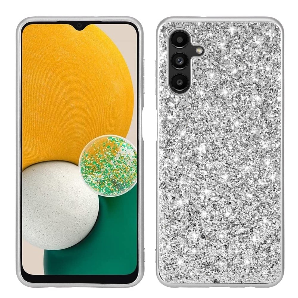 Glitter Samsung Galaxy A36 skal - Silver