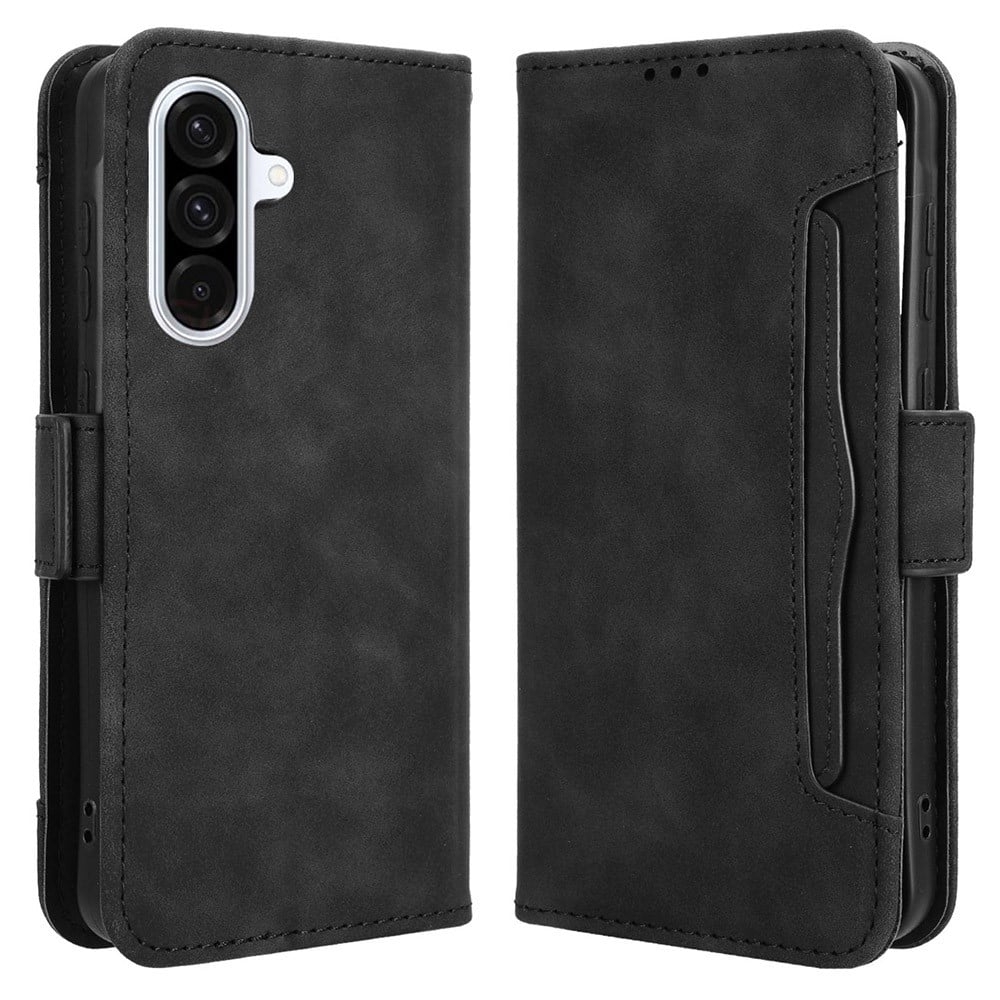Modernt Samsung Galaxy A36 fodral med plånbok - Svart
