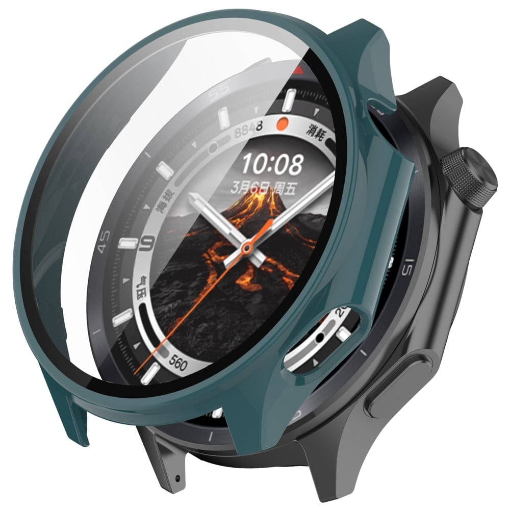 Oppo Watch X2 / OnePlus Watch 3 Hardt støtbestandig klokkeveske med skjermfilm i herdet glass - Grønn