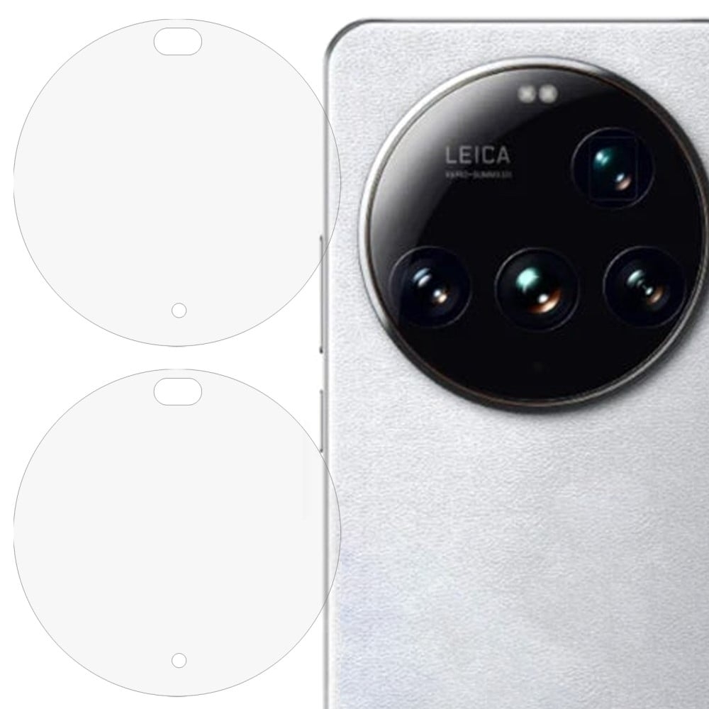 2-pack Xiaomi 15 Ultra kamera objektivskydd 2,5D härdat glas objektivfilm