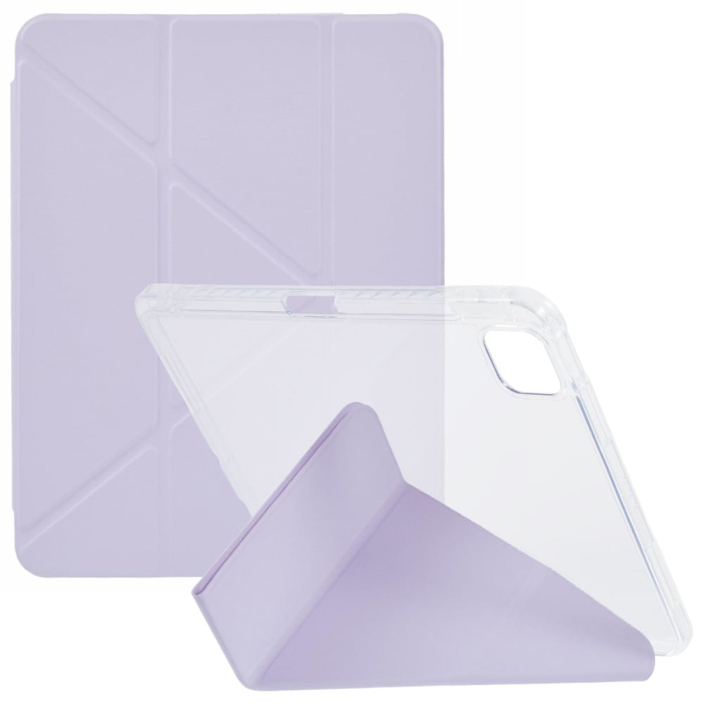 Tabletfodral iPad Air 11 (2025) / (2024) / Air (2022) / (2020) / Pro 11 (2022) / (2021) / (2020) / (2018) , Origami-stativ, genomskinlig baksida, vega