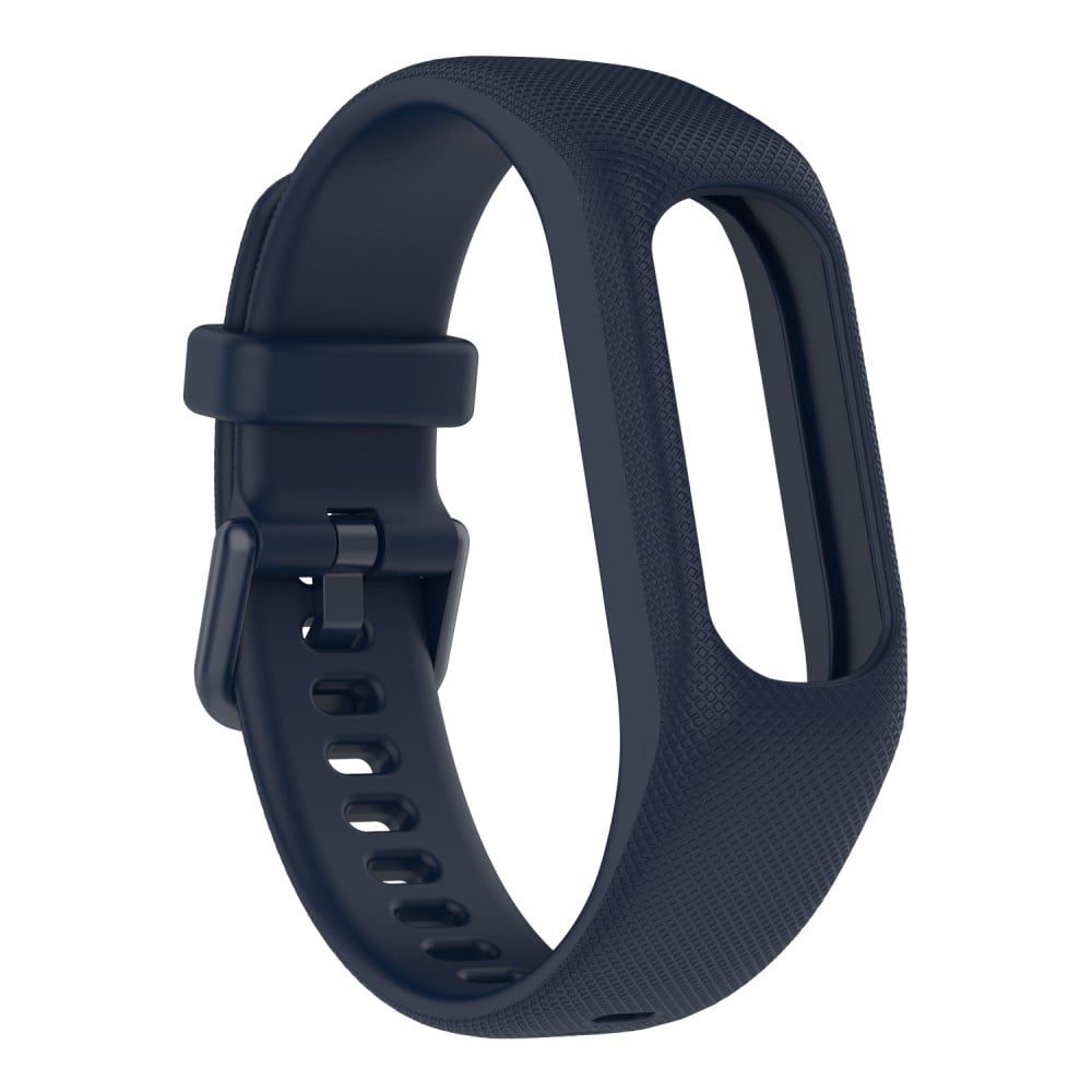 Garmin Vivosmart 5 klockarmband i texturerat silikon - Marinblå