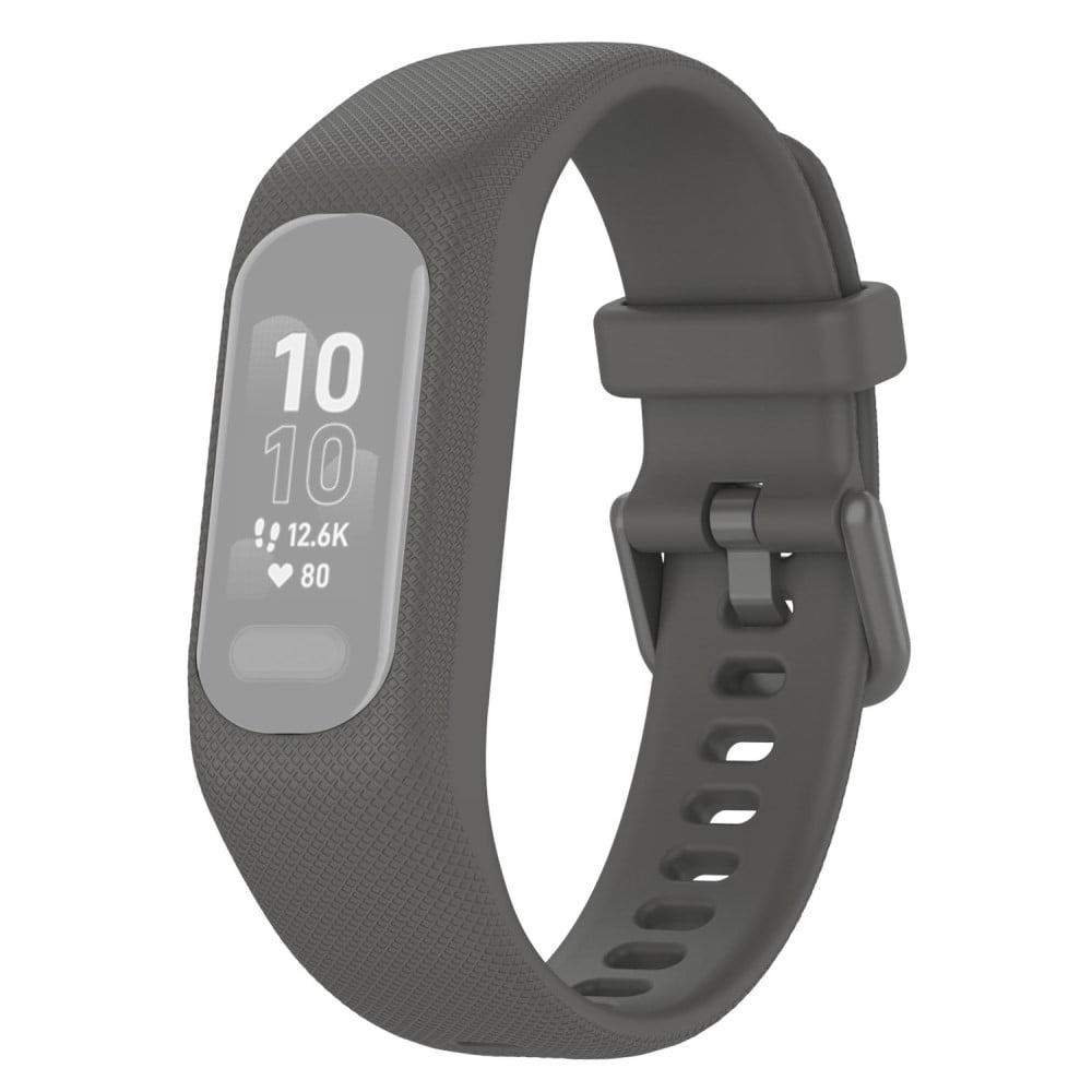 Garmin Vivosmart 5 enkelt klockarmband i silikon - Grå
