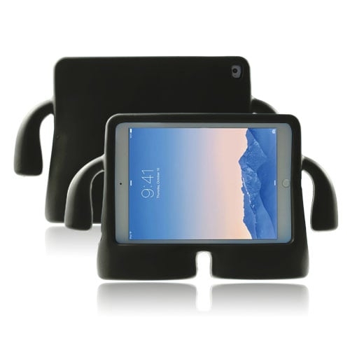 Kids Tegneserie iPad Air 2 Ekstra Beskyttende Etui - Sort