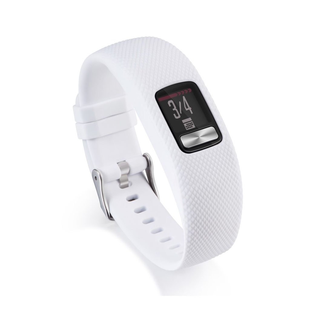 Garmin VivoFit 4 klockarmband flexibel TPE och TPU material träningsklocka halkfri - Vit