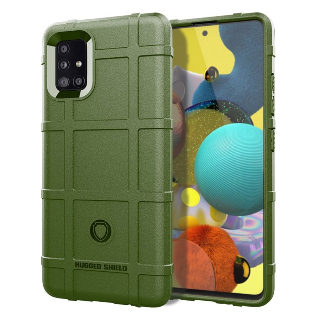 Rugged Shield Samsung Galaxy A51 skal - Grön
