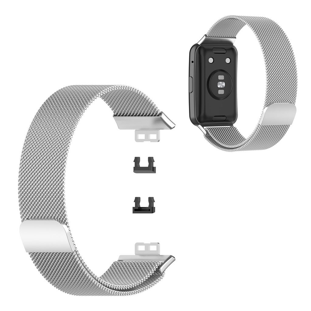 Huawei Watch Fit urrem i rustfritt stål - Sølv