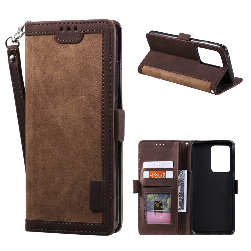 Suburbian läder Samsung Galaxy S21 Ultra 5G fodral - Brun