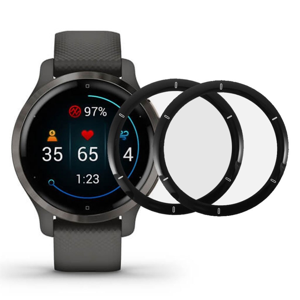 2 stk Garmin Venu 2S PMMA skjermbeskytter