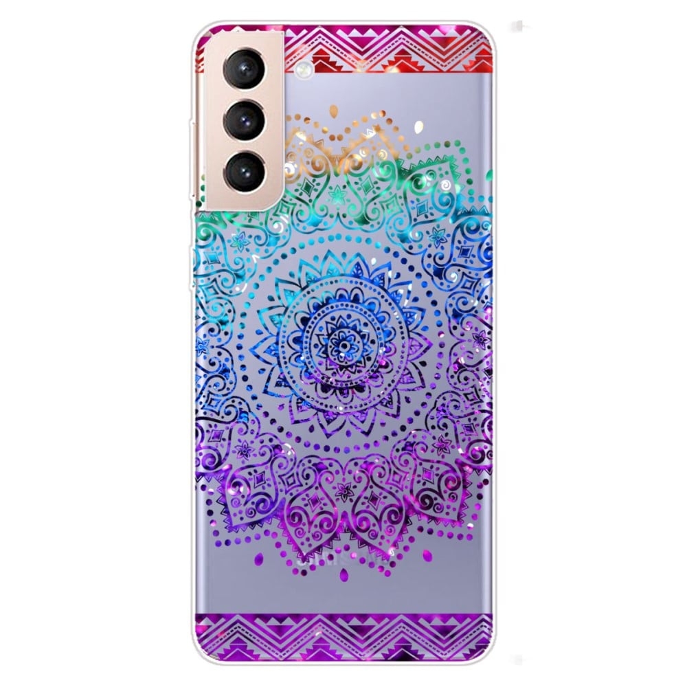 Deco Samsung Galaxy S22 skal - Färgglatt Mandala-Mönster