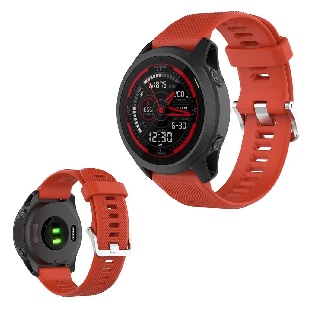 Garmin Forerunner 745 silikonarmbånd - Rød