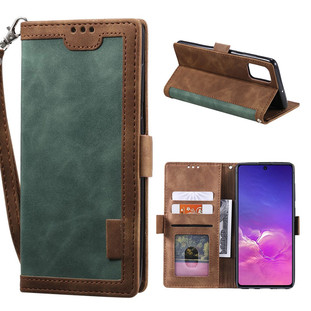 Suburbian läder Samsung Galaxy S10 Lite fodral - Grön