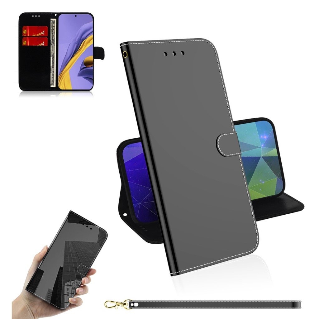 Mirror Samsung Galaxy A51 fodral - Svart